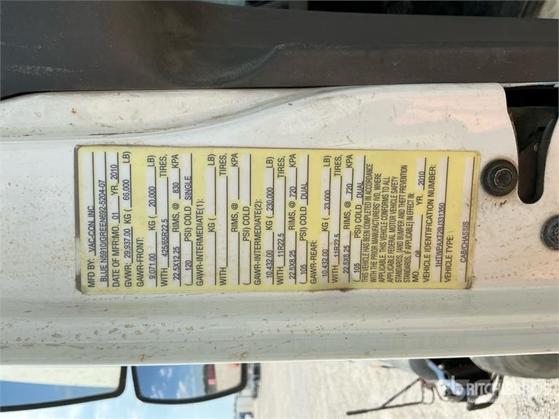 International 7500 Αποφρακτικά οχήματα