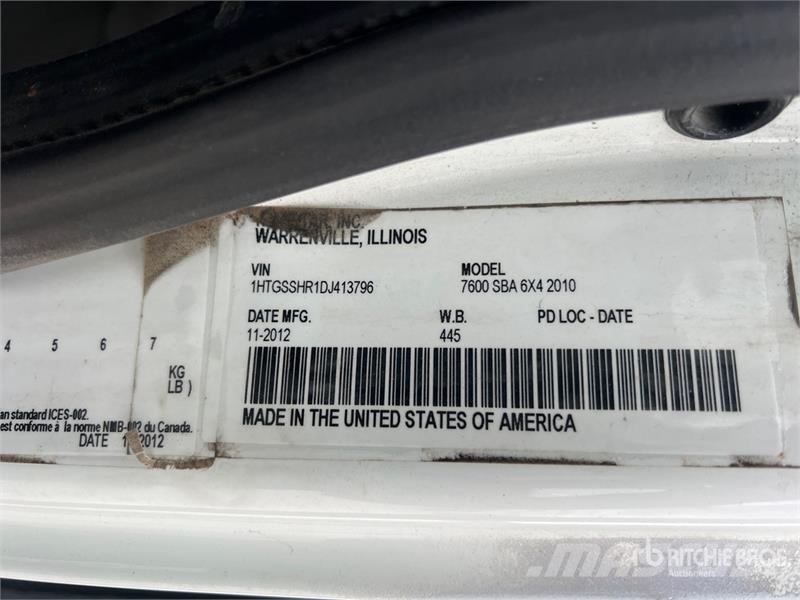International 7600 Damperli kamyonlar