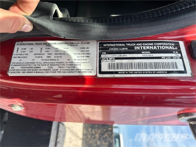 International 8500 Camiones plataforma