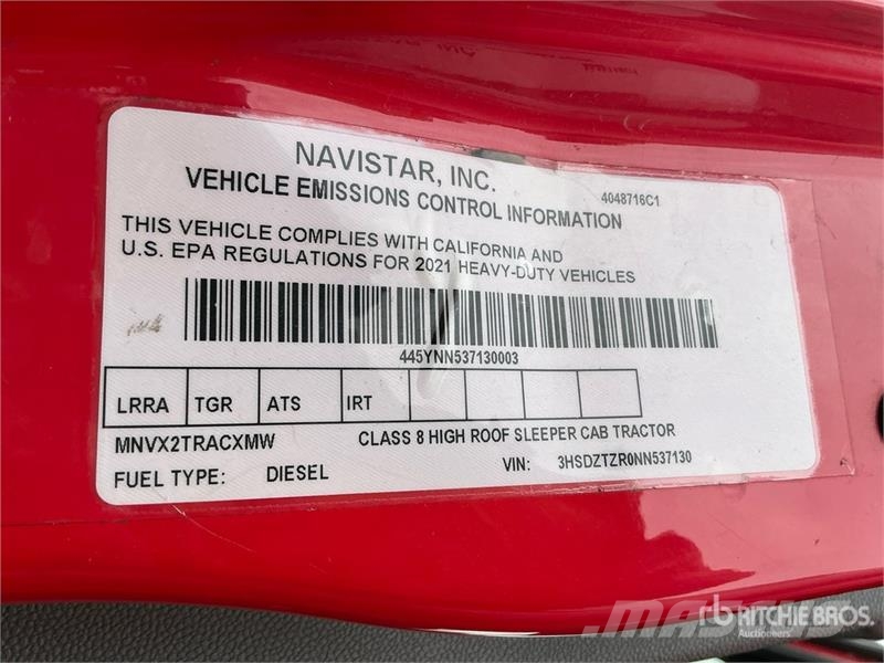 International LT625 트랙터 유닛