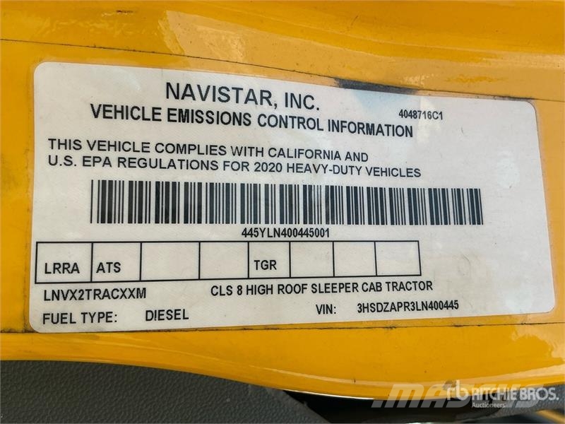 International LT625 Prime Movers