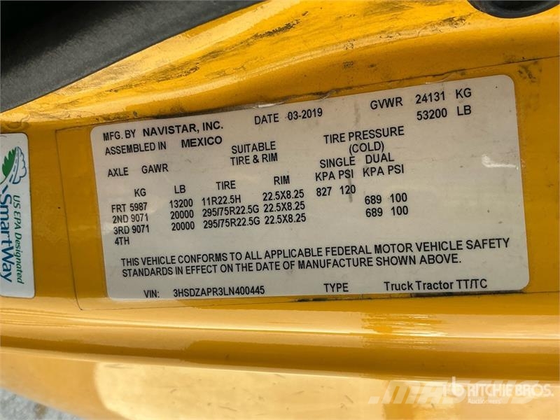 International LT625 Prime Movers