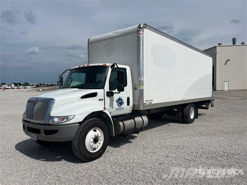 International MV607 SBA 4x2 Van Truck Sanduk kamioni
