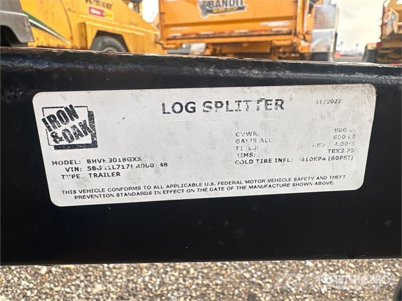 Iron & Oak & Oak BHVH3018GXS Log Splitter Wood splitters, cutters, and chippers