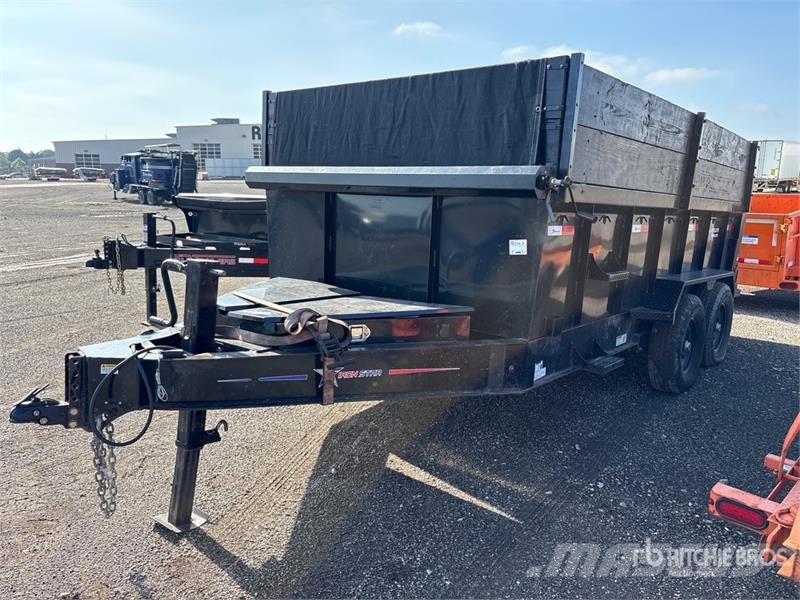 Iron Star 14 ft T/A Dump Utility Trailer Bañera