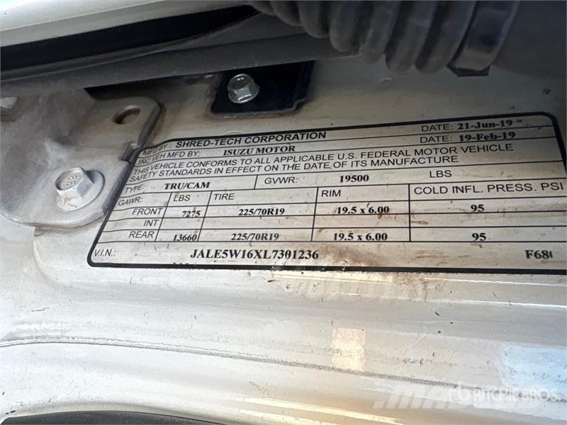 Isuzu NQR Mobile Shredding Truck Drugi tovornjaki