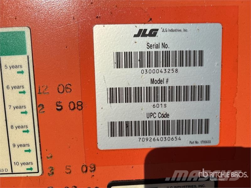 JLG 601S Articulating Boom Lift Karos emelők