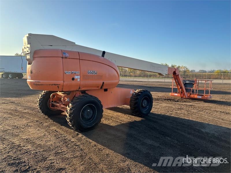 JLG 660SJ 4WD Diesel Telescopic Boom Lift Plataformas elevatórias telescópicas