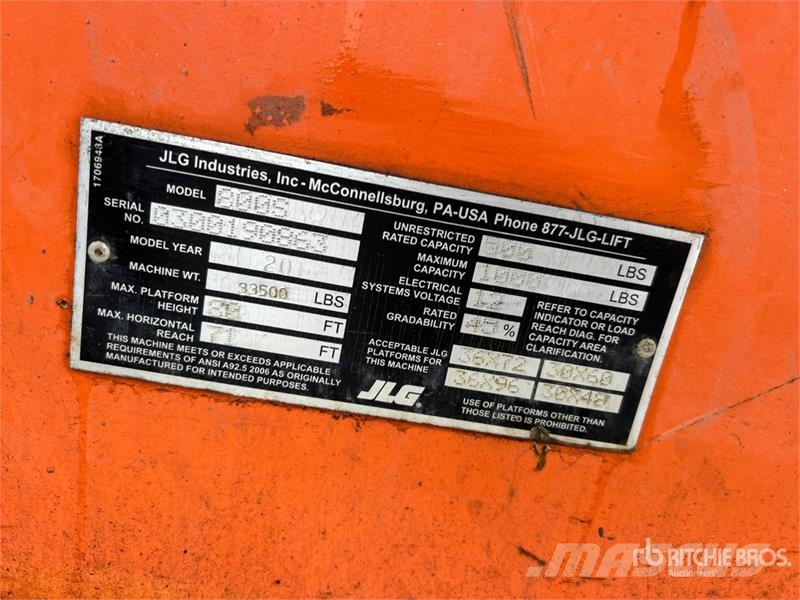 JLG 800S 4WD Diesel Telescopic Boom Lift Teleskoplifte