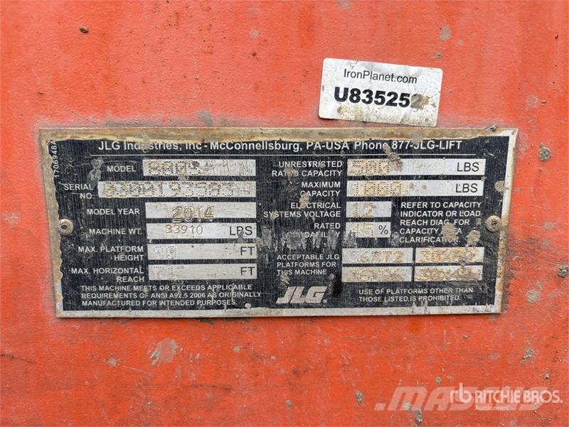 JLG 800S Telescopic Boom Lift Teleskopske podizne platforme