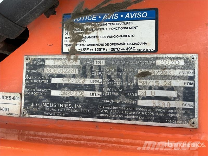 JLG T500J Towable Lift Plataformas remolcables