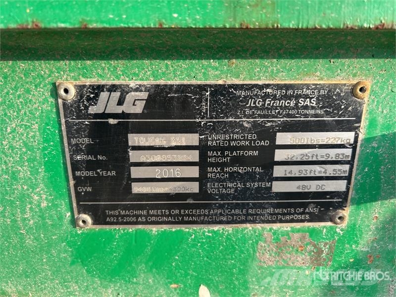 JLG Toucan 32E Electric Articulating Boom Lift 관절형 전동이동 리프트