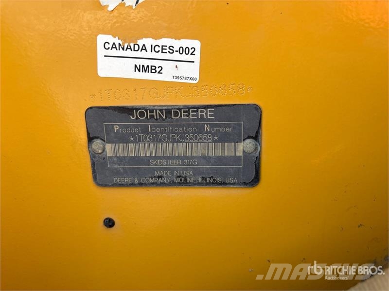 John Deere 317G Skid steer mini nakladalci