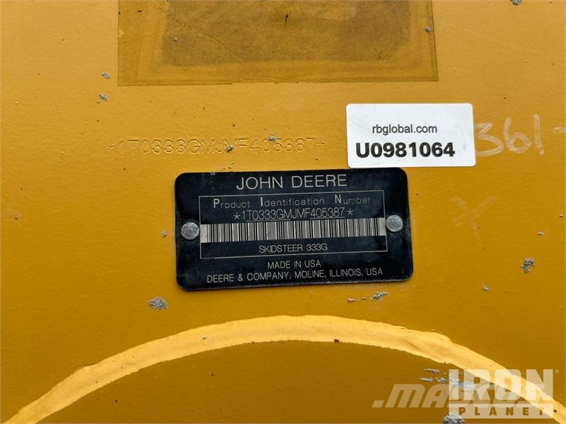 John Deere 333G Skid steer mini nakladalci
