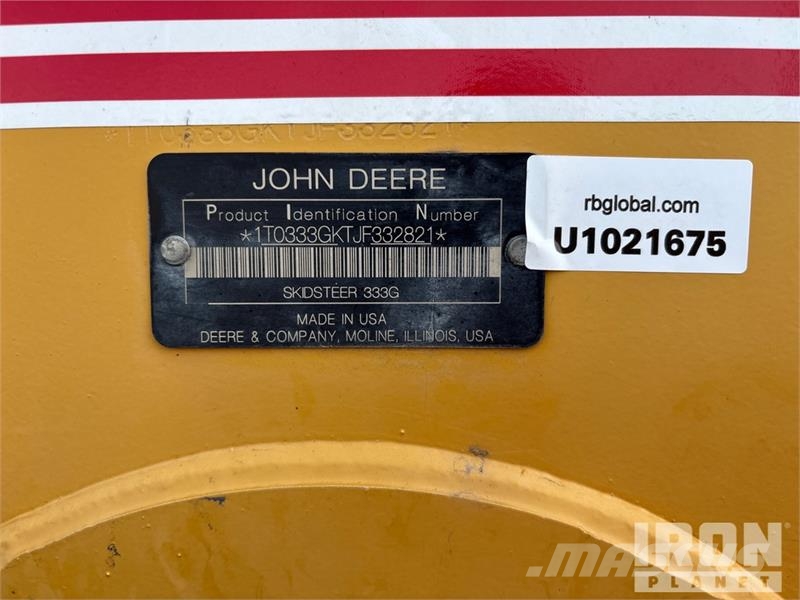 John Deere 333G Minicargadoras