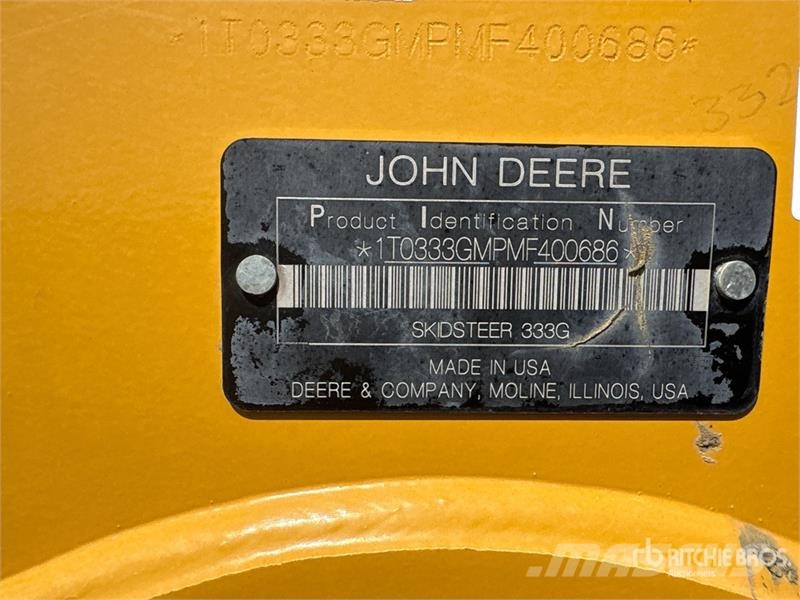 John Deere 333G Kompaktrakodók