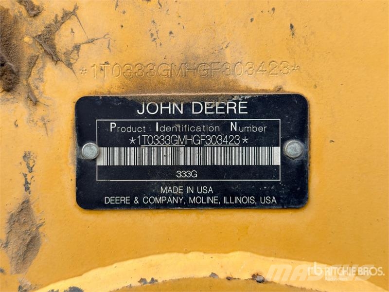 John Deere 333G Liukuohjatut kuormaajat