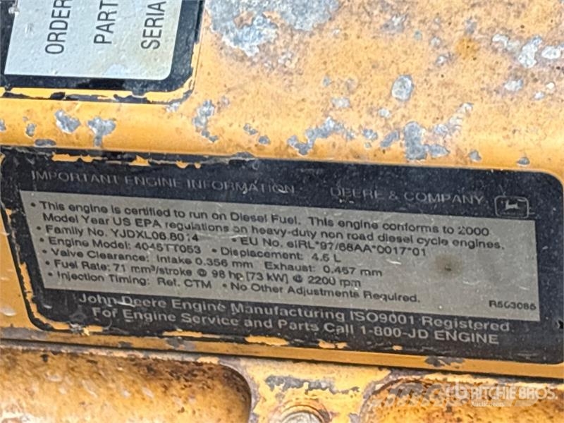John Deere 410E Retroescavadoras