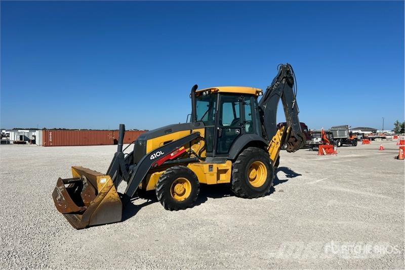 John Deere 410L Traktorgravere