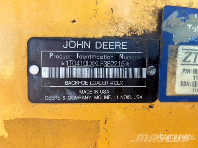 John Deere 410L لوادر ذات جرافات عكسية