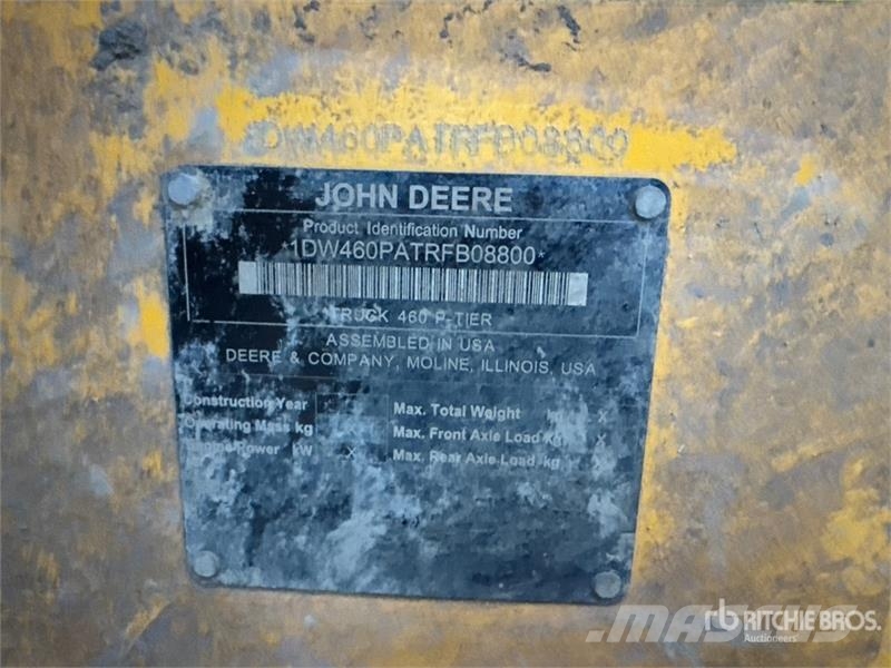 John Deere 460 P-Tier Dumper - Knickgelenk