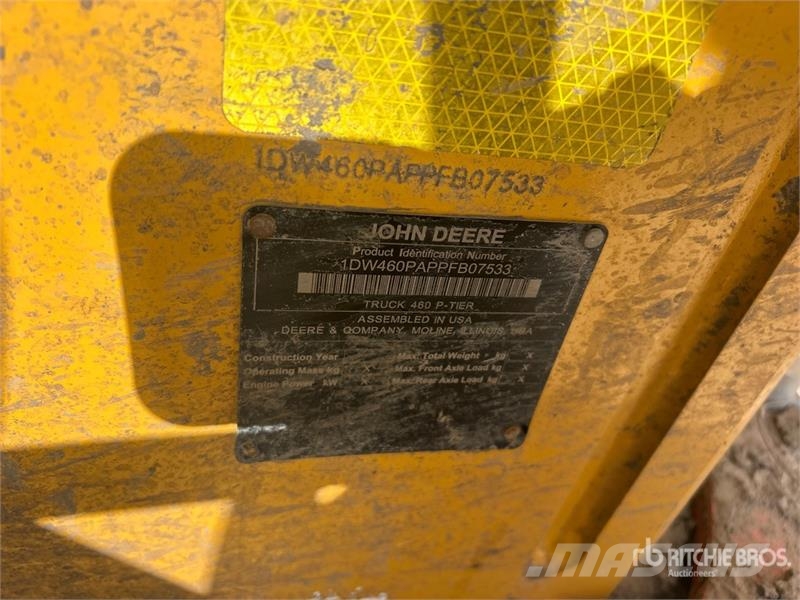 John Deere 460 P-Tier Artikulētie pašizgāzēji