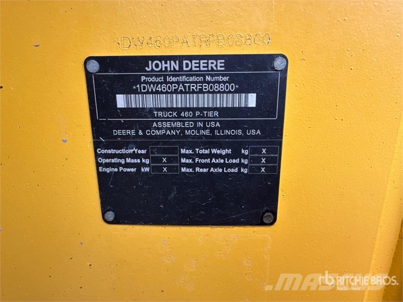 John Deere 460 P-Tier Camiões articulados