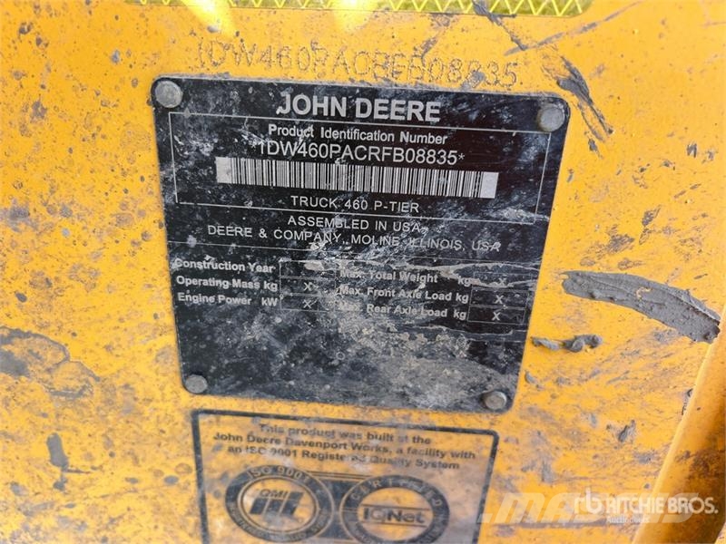 John Deere 460 P-Tier 鉸接式起吊車