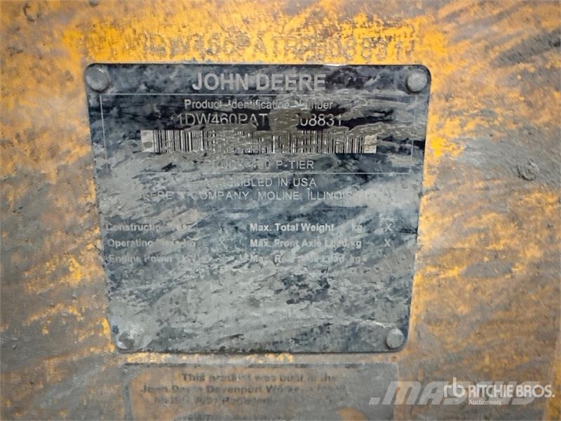 John Deere 460 P-Tier Artikulētie pašizgāzēji