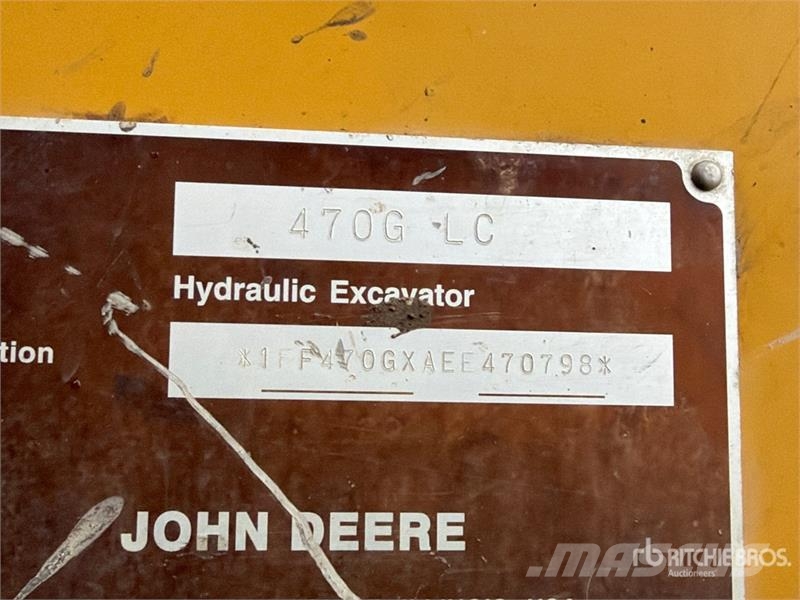 John Deere 470G LC Tracked Excavator Telakaivukoneet