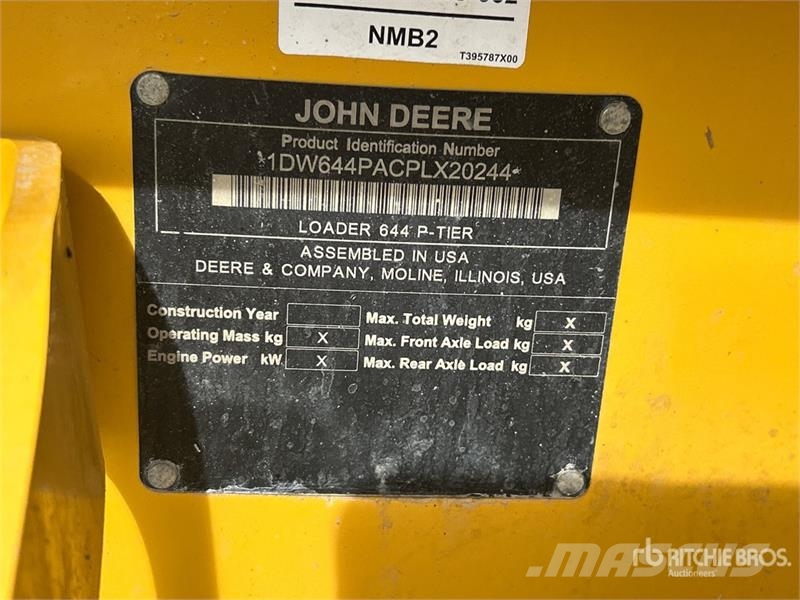 John Deere 644 P-Tier Rataslaadurid