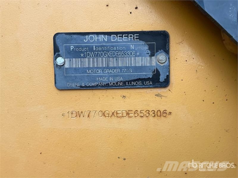 John Deere 770G Motor Grader Grejdery