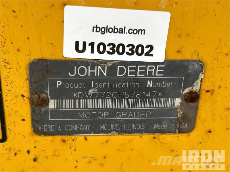 John Deere 772CH معدات تمهيد الطرق