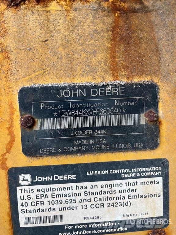 John Deere 844K لوادر بعجل