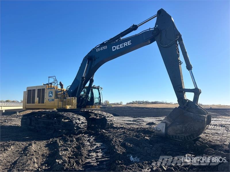 John Deere 870 P-Tier Vikšriniai ekskavatoriai