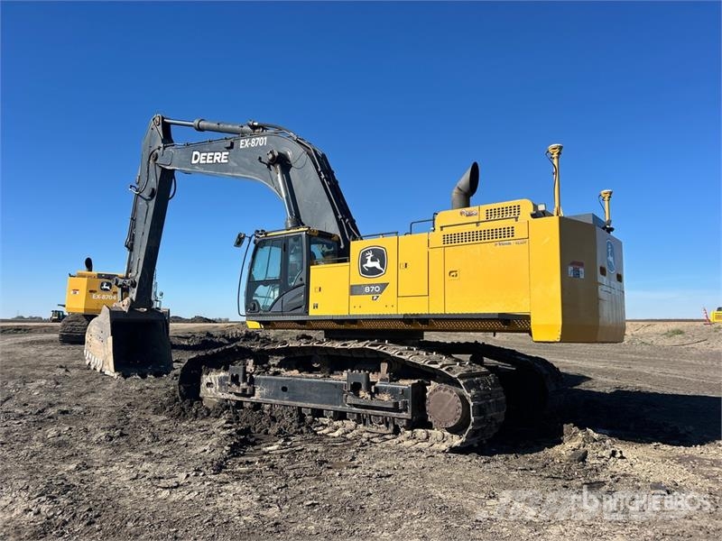 John Deere 870 P-Tier Vikšriniai ekskavatoriai