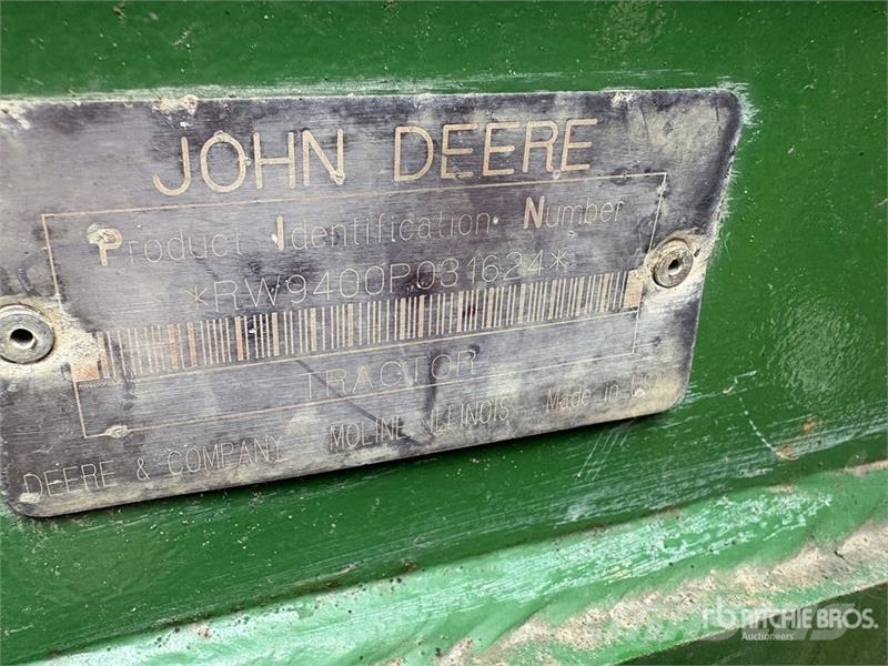 John Deere 9400 Farm machinery