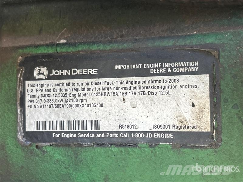 John Deere 9520 Muut maatalouskoneet