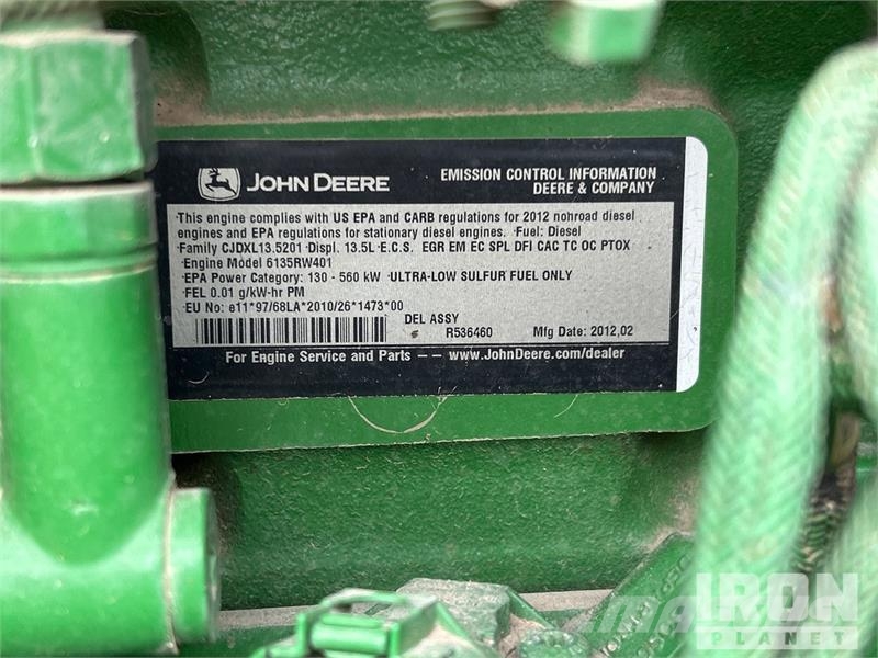 John Deere 9560R Scraper Special Scraper Tractor Maszyny budowlane - Inne