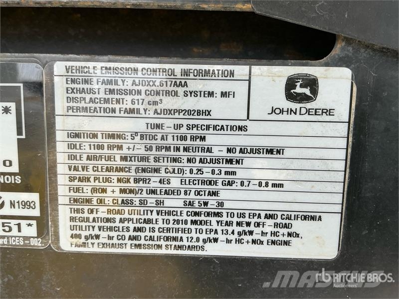 John Deere Gator XUV Pomožni stroji