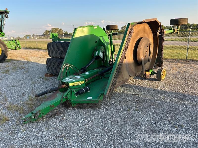 John Deere HX15 15 ft Flex Wing Rotary Cutter Ботвоудалители