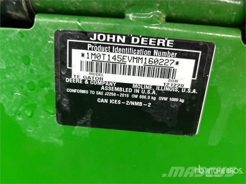 John Deere TE Gator 4x2 Utility Vehicle 多用途機械