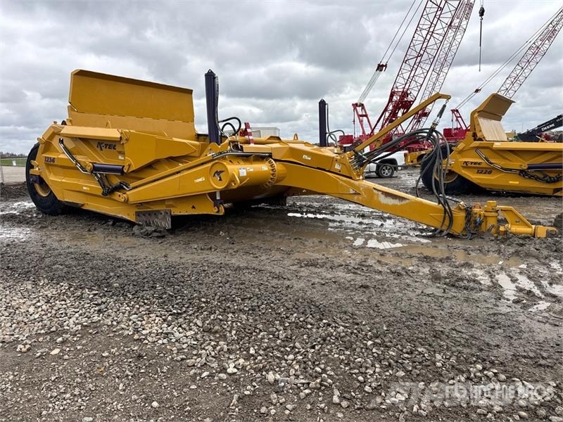 K-Tec 1236 4 Tire Hydraulic Pull Scraper Αποξέστες δρόμων