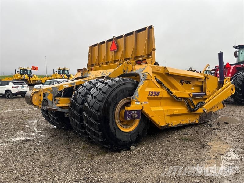 K-Tec 1236 4 Tire Hydraulic Pull Scraper Schaber