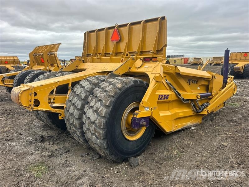 K-Tec 1236 4 Tire Hydraulic Pull Scraper Скрепери