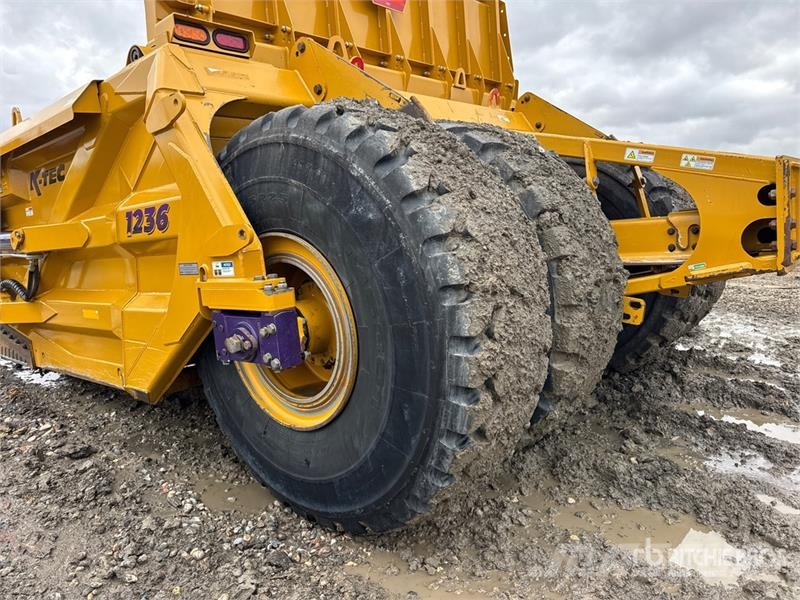 K-Tec 1236 4 Tire Hydraulic Pull Scraper Αποξέστες δρόμων
