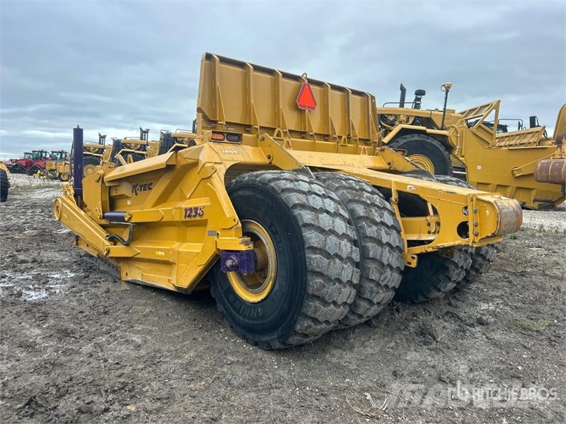 K-Tec 1236 4 Tire Hydraulic Pull Scraper Скрепери