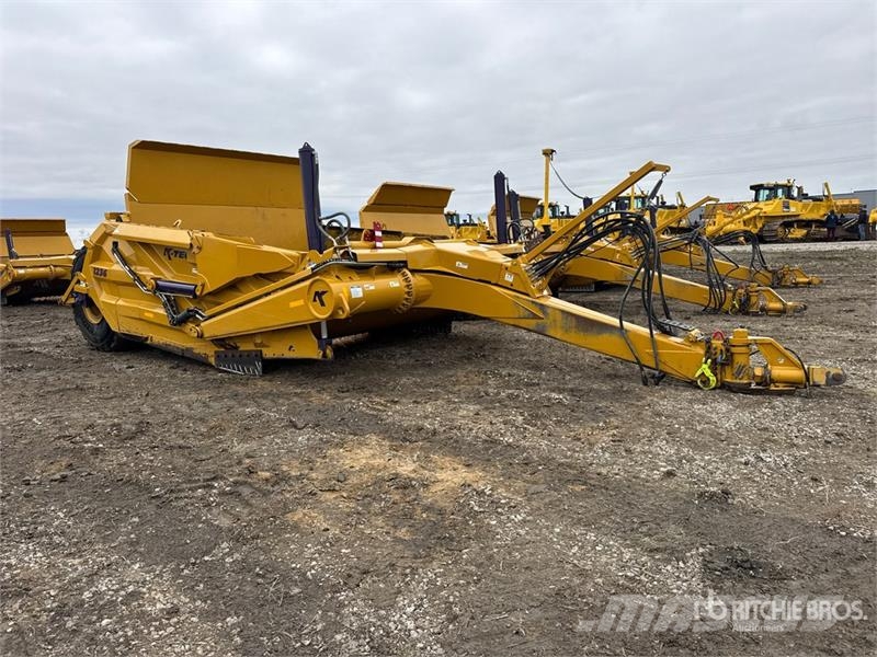 K-Tec 1236 4 Tire Hydraulic Pull Scraper Αποξέστες δρόμων