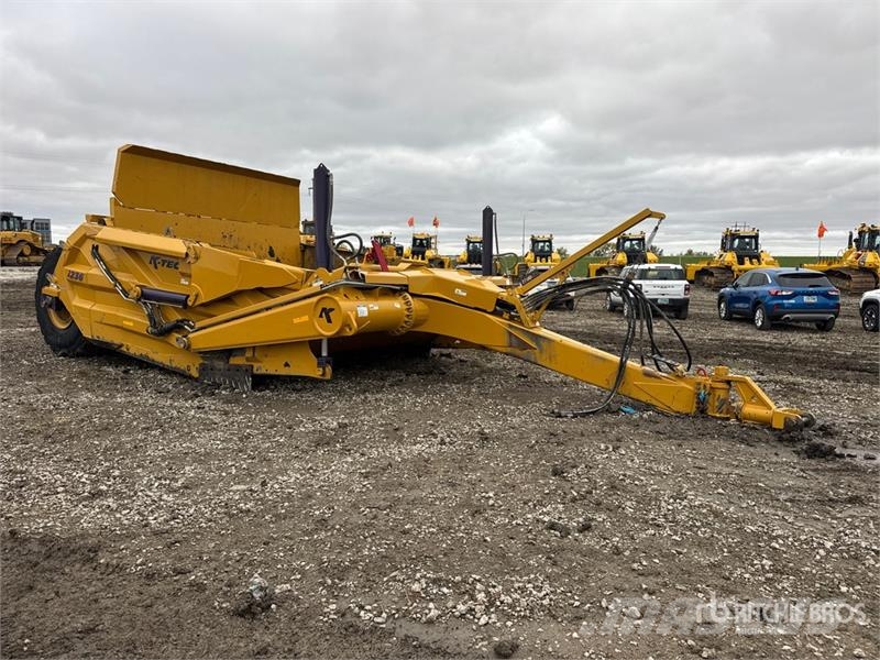 K-Tec 1236 4 Tire Hydraulic Pull Scraper Скрепери