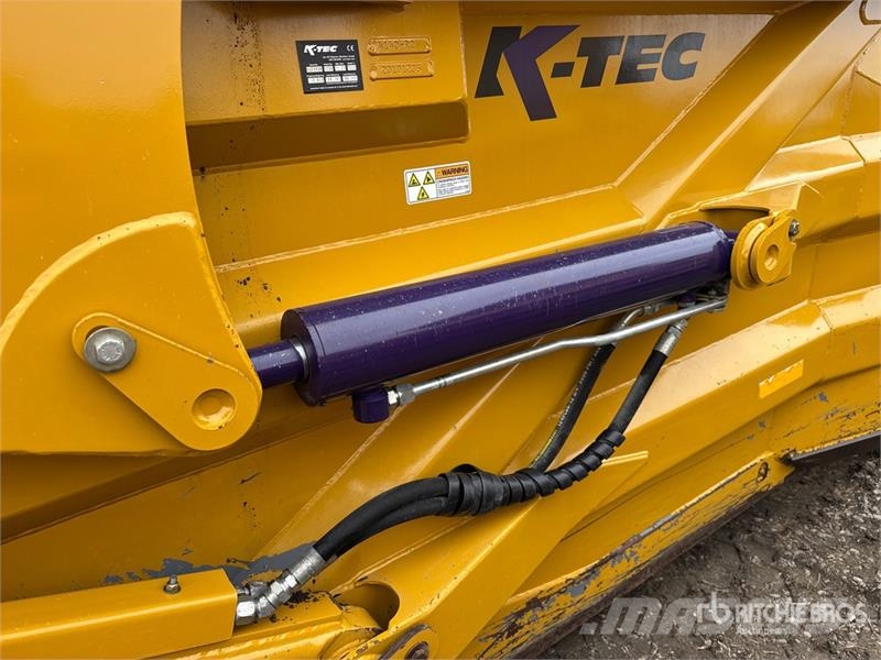 K-Tec 1236 4 Tire Hydraulic Pull Scraper Αποξέστες δρόμων